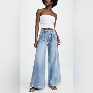 Free People Equinox Denim Trouser